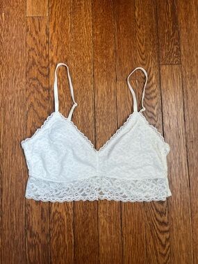 Women’s Love by Gap White Lace Bralette (S)